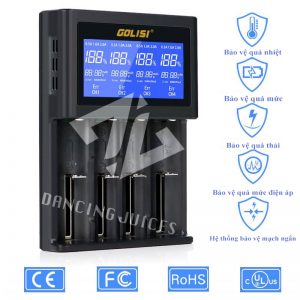 SAC GOLISI I4 - Sac Pin vape chinh hang
