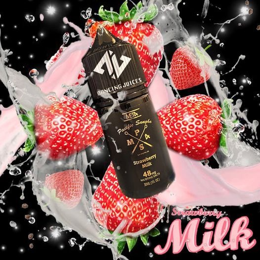 Vape Shop Dancing Juices - Thuốc lá điện tử - Saltnic Met4 Sangha Strawberry Milk 30ml - Tinh Dầu Saltnic Mỹ Chính Hãng