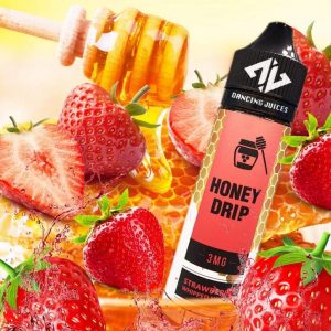 Honey Drip Strawberry Whipped 60ml - Tinh dau Vape My chinh hang