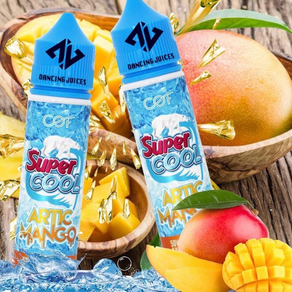 Super Cool Artic Mango 60ml - Tinh Dau Vape Malay Chinh Hang