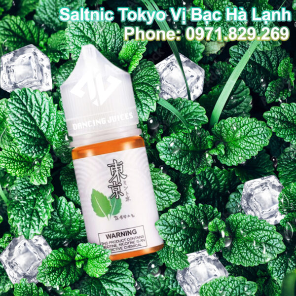 Saltnic Tokyo Iced Mint 30ml - Tinh Dau Saltnic Chinh Hang