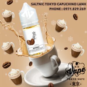 Saltnic Tokyo Iced Cappuccino 30ml - Tinh Dau Saltnic Chinh Hang Phone: 0971.829.269