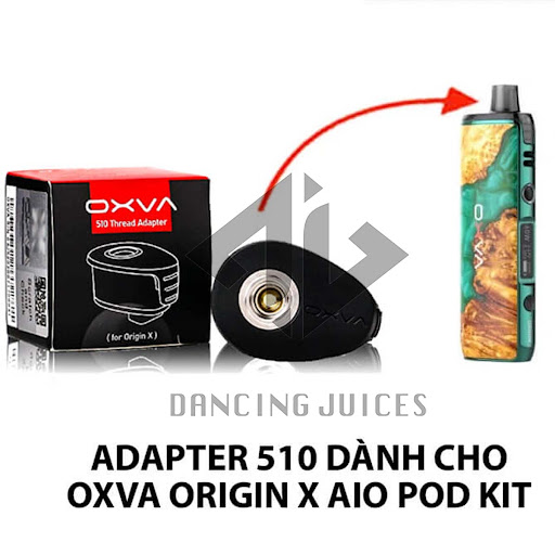 Adapter Oxva 510 Origin X - Phu Kien Vape Chinh Hang