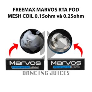 Mesh Coil Freemax Marvos RTA Pod - Coil Vape Chinh Hang