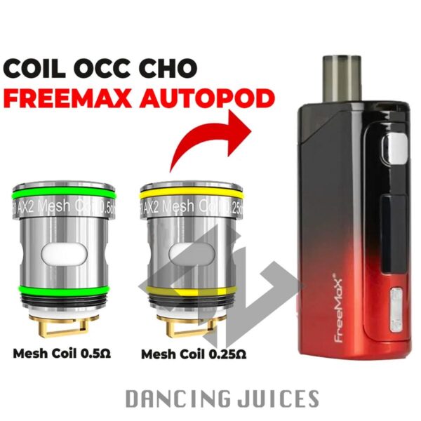 OCC Freemax Autoppod 50W - Coil Occ Vape Chinh Hang