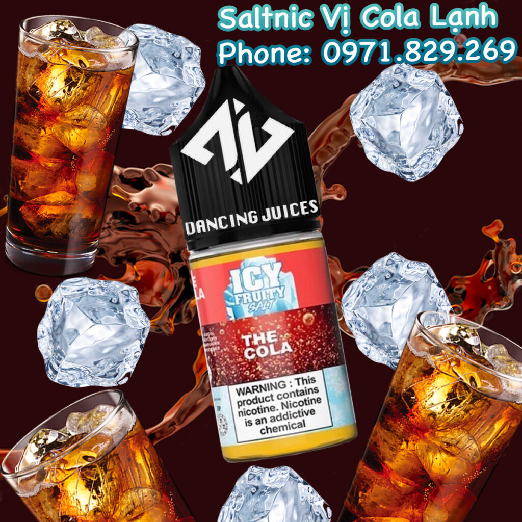 Saltnic Icy Fruity The Cola 30ml - Tinh Dau Saltnic My Chinh Hang Phone: 0971.829.269