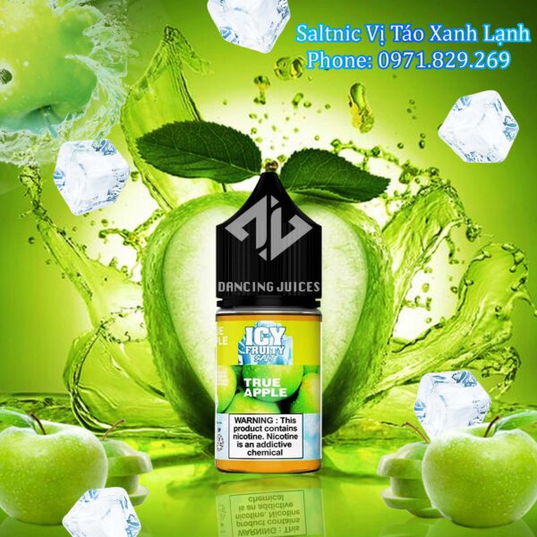 Saltnic Icy Fruity True Apple 30ml - Tinh Dau Saltnic Chinh Hang Phone: 0971.829.269