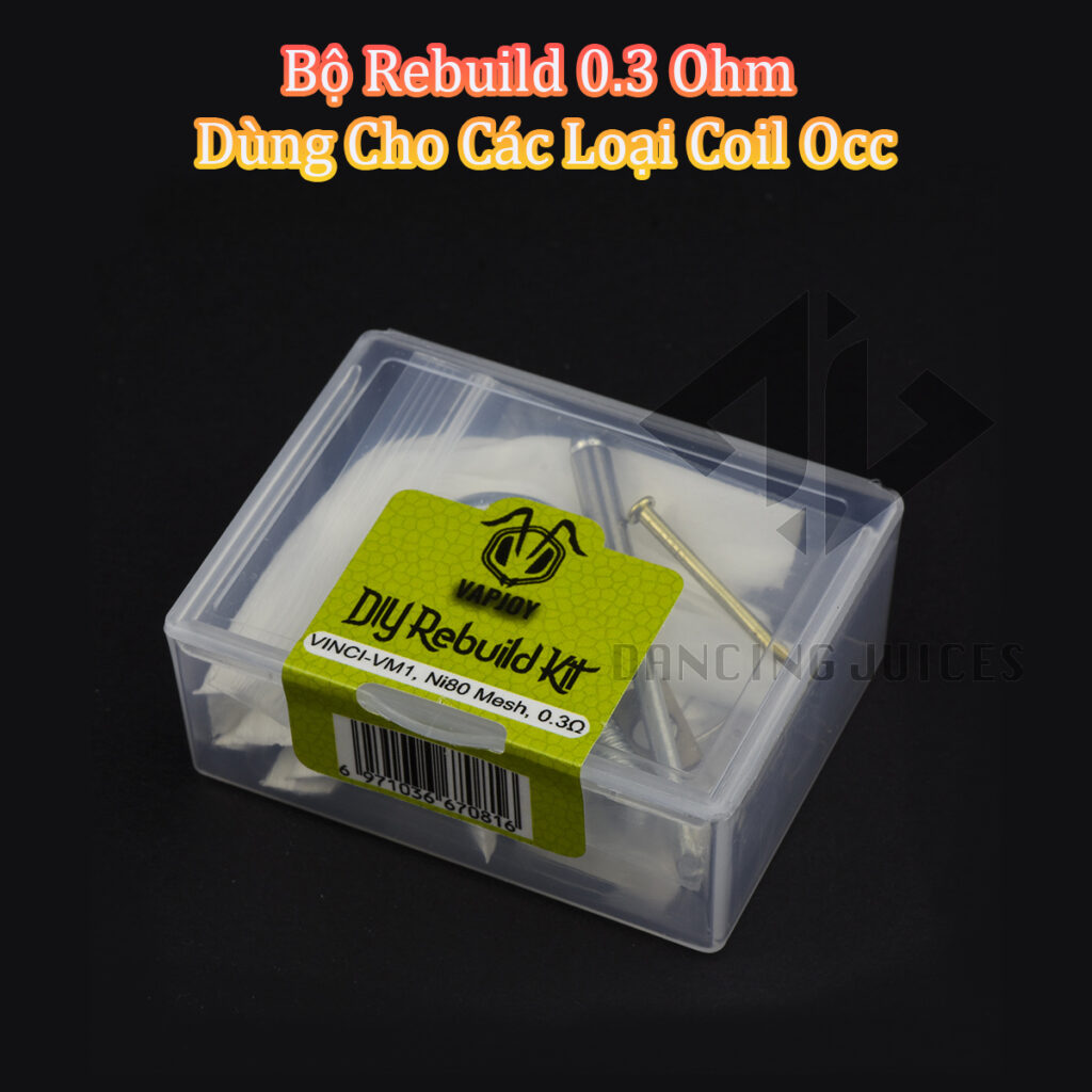 Bo Rebuild 0.3 Ohm Dung Cho Cac Loai Coil Occ - Phu Kien Vape Chinh Hang 