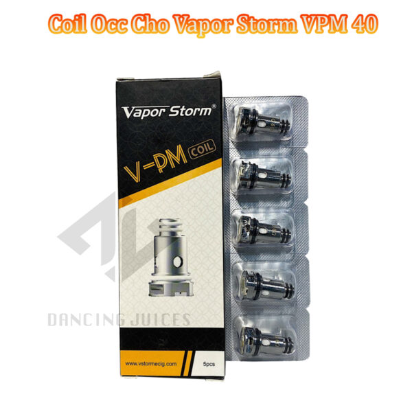 Coil Occ Thay The Cho Vapor Storm VPM 40 - Coil Occ Vape Chinh Hang