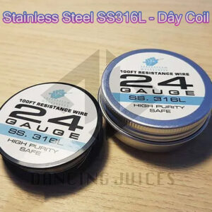 Stainless Steel SS316L 100ft Wire - Day Build Coil Vape - Phu Kien Vape Chinh Hang