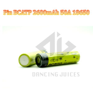Pin BCATP 2600mAh 50A 18650 - Pin Vape Chinh Hang