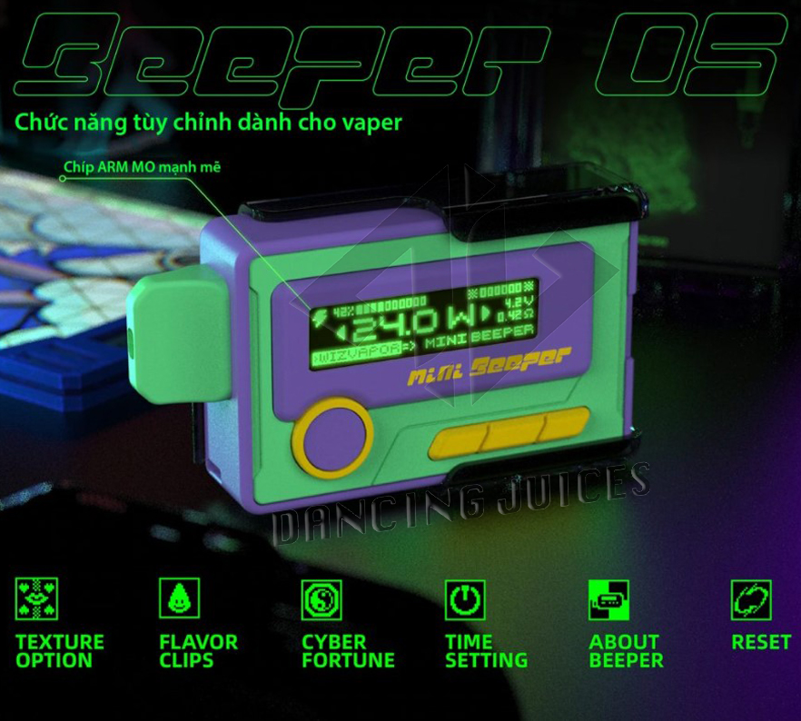 WizVapor Mini Beeper 2.0 Pod Kit - Thiet Bi Pod System Chinh Hang