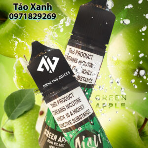 Saltnic Aisu Green Apple 60ml - Tinh Dau Saltnic Anh Quoc Chinh Hang