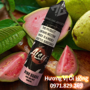 Saltnic Aisu Pink Guava 60ml - Tinh Dau Saltnic Anh Quoc Chinh Hang