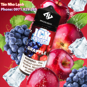 Icy Fruity Grapple 100ml - Tinh Dau Vape My Chinh Hang Phone: 09