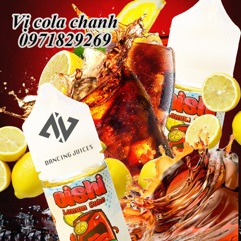 Kardinal Oishi Lemon Coke 30ml - Tinh Dau Saltnic Malay Chinh Hang