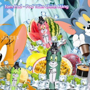 Tom Flavor Pod 5000 Puffs - Pod 1 Lan Dung Chinh Hang Phone: 0971.829.269