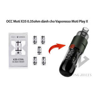 OCC Moti X35 0.35 Ohm danh cho Vaporesso Moti Play X - Coil Occ Vape Chinh Hang