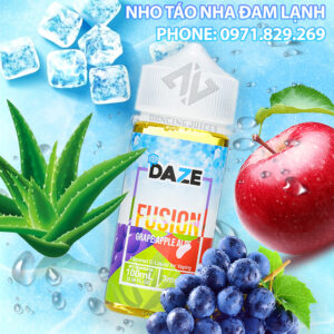 7 Daze Fusion Iced Grape Apple Aloe 100ml Tinh Dau Vape My Chinh Hang Phone: 0971.829.269