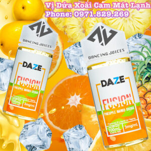 7 Daze Fusion Pineapple Mango Orange 100ml Tinh Dau Vape My Chinh Hang Phone: 0971.829.269