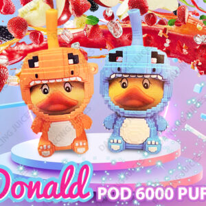 Donald Pod 6000 Puffs - Pod 1 Lan Dung Chinh Hang