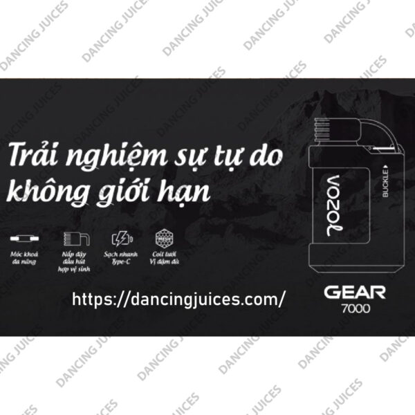 Review Vozol Gear 7000 Puffs "Vaping Xung Dang" Phone: 0971.829.269